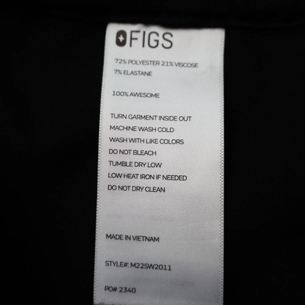 FIGS Scrub Pants Mens XXL Charcoal Gray Excellent Technical Collection M22SW2011
